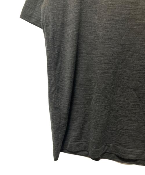 COMOLI（コモリ）COMOLI (コモリ) ウール天竺半袖クルー グレー サイズ:1の古着・服飾アイテム