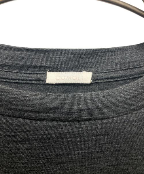 COMOLI（コモリ）COMOLI (コモリ) ウール天竺半袖クルー グレー サイズ:1の古着・服飾アイテム
