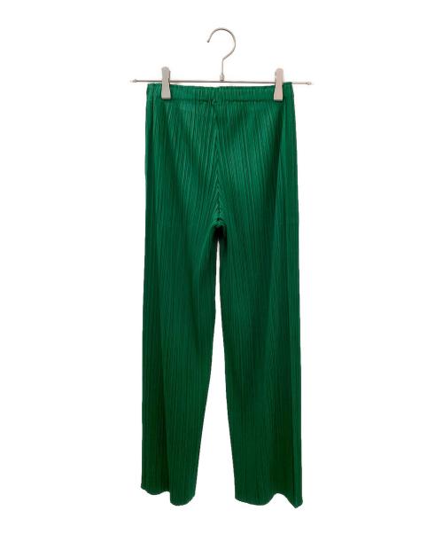 PLEATS PLEASE（プリーツプリーズ）PLEATS PLEASE (プリーツプリーズ) プリーツパンツ グリーン サイズ:1の古着・服飾アイテム