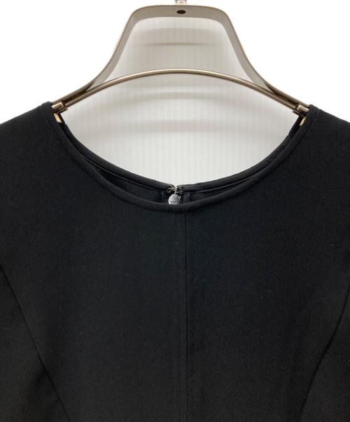 ENFOLD（エンフォルド）ENFOLD (エンフォルド) SLEEVE-LAYERED PULLOVER ブラック×ホワイト サイズ:38の古着・服飾アイテム