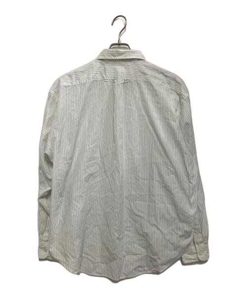 THE SHINZONE（ザ シンゾーン）THE SHINZONE (ザ シンゾーン) STRIPED DADDY SHIRT ホワイト サイズ:RSの古着・服飾アイテム