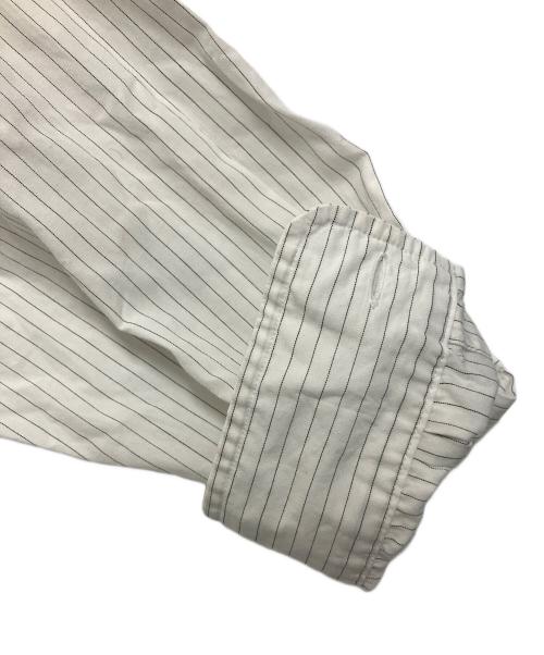 THE SHINZONE（ザ シンゾーン）THE SHINZONE (ザ シンゾーン) STRIPED DADDY SHIRT ホワイト サイズ:RSの古着・服飾アイテム