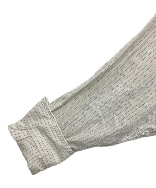 THE SHINZONE（ザ シンゾーン）THE SHINZONE (ザ シンゾーン) STRIPED DADDY SHIRT ホワイト サイズ:RSの古着・服飾アイテム