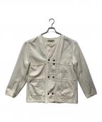THE SHINZONEザ シンゾーン）の古着「NO COLLAR COVERALL」｜アイボリー
