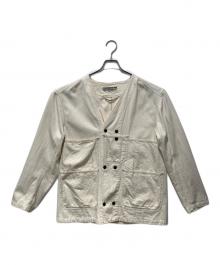 THE SHINZONE（ザ シンゾーン）の古着「NO COLLAR COVERALL」｜アイボリー