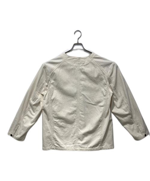 THE SHINZONE（ザ シンゾーン）THE SHINZONE (ザ シンゾーン) NO COLLAR COVERALL アイボリー サイズ:34の古着・服飾アイテム