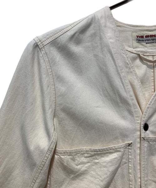 THE SHINZONE（ザ シンゾーン）THE SHINZONE (ザ シンゾーン) NO COLLAR COVERALL アイボリー サイズ:34の古着・服飾アイテム
