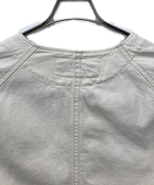 THE SHINZONE（ザ シンゾーン）THE SHINZONE (ザ シンゾーン) NO COLLAR COVERALL アイボリー サイズ:34の古着・服飾アイテム