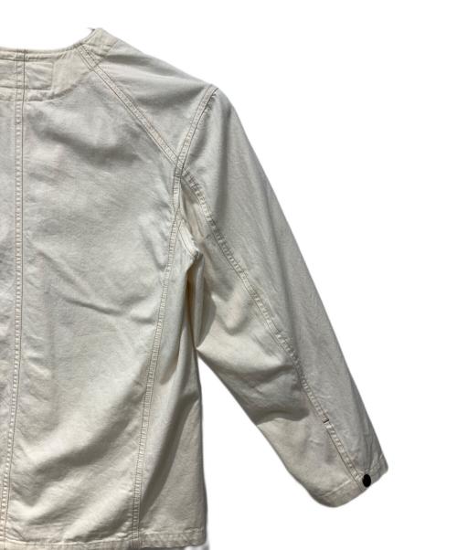 THE SHINZONE（ザ シンゾーン）THE SHINZONE (ザ シンゾーン) NO COLLAR COVERALL アイボリー サイズ:34の古着・服飾アイテム