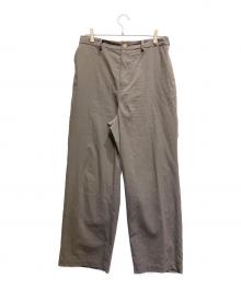 cornier（コルニエ）の古着「WOOL PAPER EASY PANTS」｜グレー