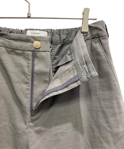 cornier（コルニエ）cornier (コルニエ) WOOL PAPER EASY PANTS グレー サイズ:Lの古着・服飾アイテム
