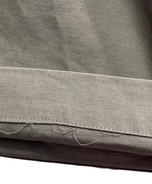 cornier（コルニエ）cornier (コルニエ) WOOL PAPER EASY PANTS グレー サイズ:Lの古着・服飾アイテム