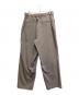 cornier (コルニエ) WOOL PAPER EASY PANTS グレー サイズ:L：9000円
