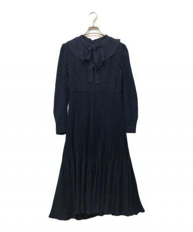 中古・古着通販】CELFORD (セルフォード) ボウタイプリーツワンピース