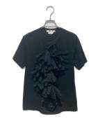 COMME des GARCONSコムデギャルソン）の古着「3DフリルTシャツ」｜ブラック