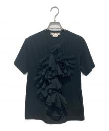 COMME des GARCONS（コムデギャルソン）の古着「3DフリルTシャツ」｜ブラック
