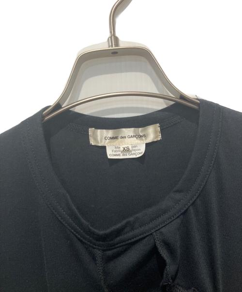 COMME des GARCONS（コムデギャルソン）COMME des GARCONS (コムデギャルソン) 3DフリルTシャツ ブラック サイズ:XSの古着・服飾アイテム