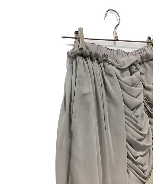COMME des GARCONS（コムデギャルソン）COMME des GARCONS (コムデギャルソン) ギャザースカート グレー サイズ:XSの古着・服飾アイテム