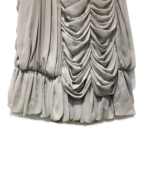 COMME des GARCONS（コムデギャルソン）COMME des GARCONS (コムデギャルソン) ギャザースカート グレー サイズ:XSの古着・服飾アイテム