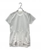 COMME des GARCONSコムデギャルソン）の古着「メッシュTシャツ」｜ホワイト