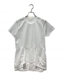 COMME des GARCONS（コムデギャルソン）の古着「メッシュTシャツ」｜ホワイト