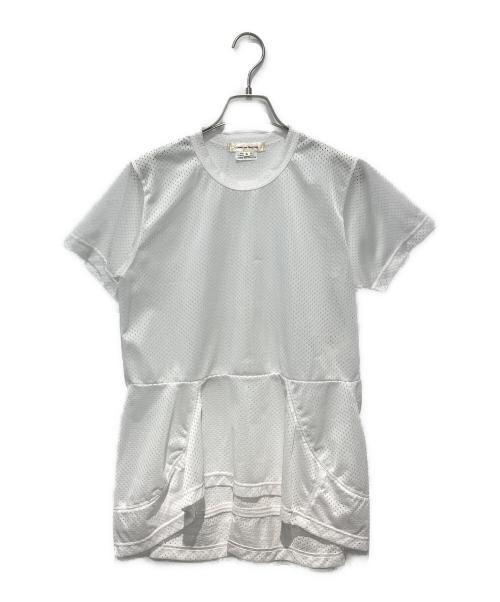 COMME des GARCONS（コムデギャルソン）COMME des GARCONS (コムデギャルソン) メッシュTシャツ ホワイト サイズ:Sの古着・服飾アイテム
