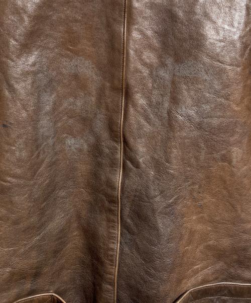 OLD JOE & Co.（オールドジョー）OLD JOE & Co. (オールドジョー) ホースハイドカーコート/Horsehide Car Coat ブラウン サイズ:38の古着・服飾アイテム