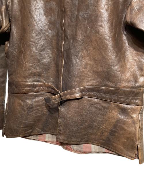 OLD JOE & Co.（オールドジョー）OLD JOE & Co. (オールドジョー) ホースハイドカーコート/Horsehide Car Coat ブラウン サイズ:38の古着・服飾アイテム