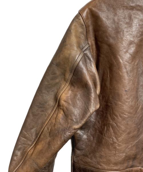 OLD JOE & Co.（オールドジョー）OLD JOE & Co. (オールドジョー) ホースハイドカーコート/Horsehide Car Coat ブラウン サイズ:38の古着・服飾アイテム