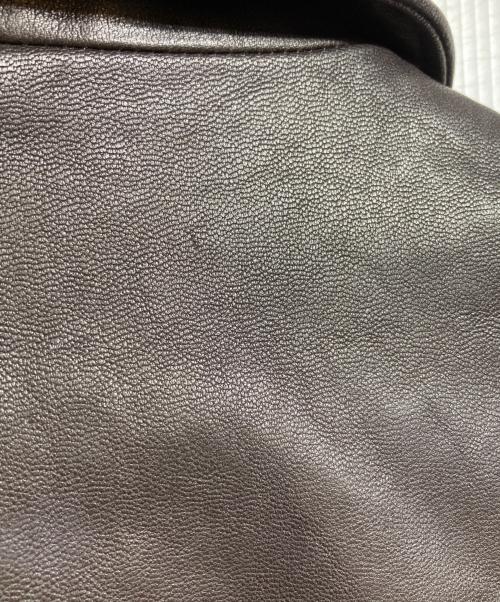 ssstein（シュタイン）ssstein (シュタイン) LEATHER ZIP SHORT JACKET/レザージップショートジャケット ダークブラウン サイズ:Mの古着・服飾アイテム