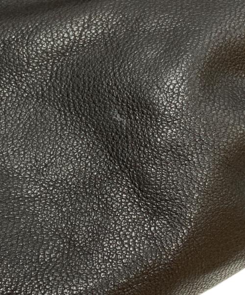 ssstein（シュタイン）ssstein (シュタイン) LEATHER ZIP SHORT JACKET/レザージップショートジャケット ダークブラウン サイズ:Mの古着・服飾アイテム