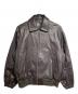 ssstein（シュタイン）の古着「LEATHER ZIP SHORT JACKET/レザージップショートジャケット」｜ダークブラウン