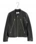 MM6 Maison Margiela（エムエムシックスメゾンマルジェラ）の古着「Biker Jacket/ライダースジャケット/S52AM0227/SY1621」｜ブラック