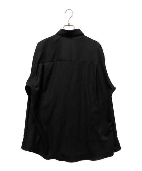 AURALEE（オーラリー）AURALEE (オーラリー) SUPER LIGHT WOOL SHIRT ブラック サイズ:3の古着・服飾アイテム
