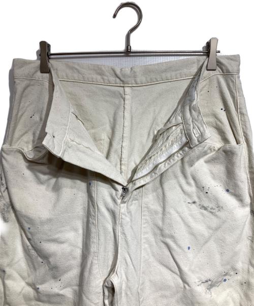 ANCELLM（アンセルム）ANCELLM (アンセルム) C/R DUCK DOUBLEKNEE PANTS/ダブルニーパンツ ホワイト サイズ:2の古着・服飾アイテム