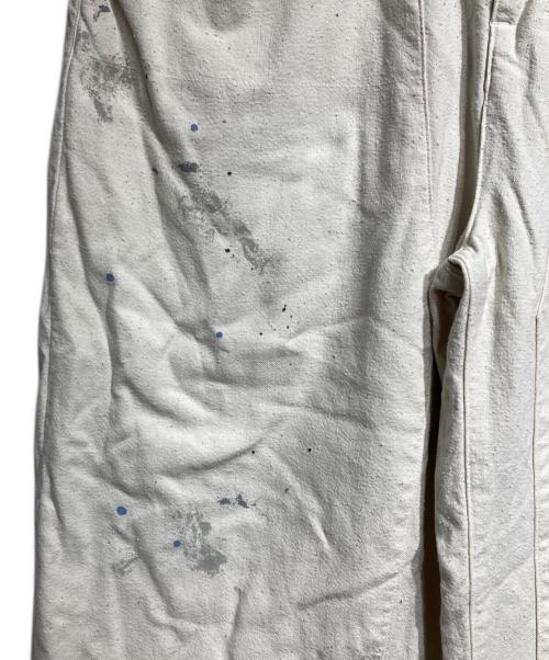ANCELLM（アンセルム）ANCELLM (アンセルム) C/R DUCK DOUBLEKNEE PANTS/ダブルニーパンツ ホワイト サイズ:2の古着・服飾アイテム