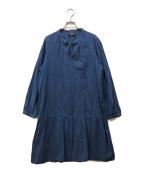 A.P.C.アーペーセー）の古着「ナタリア・コットンブレンドミニドレス」｜インディゴ