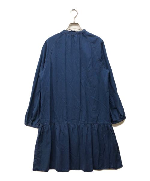 A.P.C.（アーペーセー）A.P.C. (アーペーセー) ナタリア・コットンブレンドミニドレス インディゴ サイズ:40の古着・服飾アイテム
