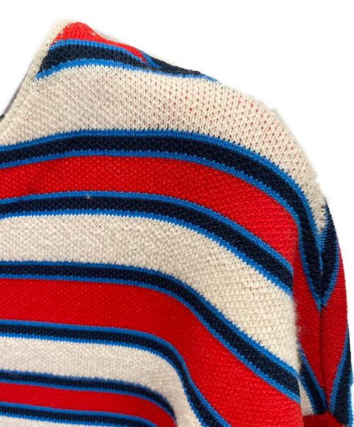 JIL SANDER+（ジルサンダープラス）JIL SANDER+ (ジルサンダープラス) ランダムボーダーカットソー レッド サイズ:48の古着・服飾アイテム
