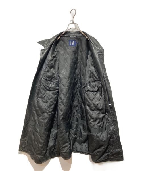 GAP（ギャップ）GAP (ギャップ) レザー カーコート ブラック サイズ:XLの古着・服飾アイテム