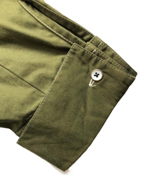 foufou（フーフー）foufou (フーフー) front tuck button one piece オリーブ サイズ:記載無し（実寸サイズをご確認ください）の古着・服飾アイテム