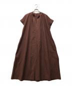 house of lotusハウスオブロータス）の古着「コットンワンピース」｜ブラウン