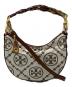 TORY BURCH（トリーバーチ）の古着「Tモノグラムミニクレセントバッグ」｜アイボリー