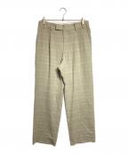 MAATEE&SONSマーティーアンドサンズ）の古着「SET UP TROUSERS STRAIGHT LEGG/ストレートパンツ」｜グレー×ブルー