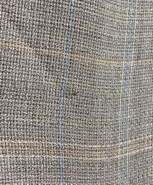 MAATEE&SONS（マーティーアンドサンズ）MAATEE&SONS (マーティーアンドサンズ) SET UP TROUSERS STRAIGHT LEGG/ストレートパンツ グレー×ブルー サイズ:3の古着・服飾アイテム