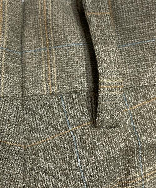 MAATEE&SONS（マーティーアンドサンズ）MAATEE&SONS (マーティーアンドサンズ) SET UP TROUSERS STRAIGHT LEGG/ストレートパンツ グレー×ブルー サイズ:3の古着・服飾アイテム