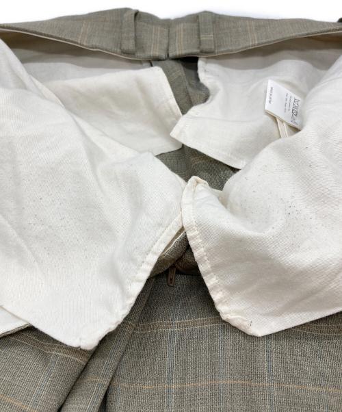 MAATEE&SONS（マーティーアンドサンズ）MAATEE&SONS (マーティーアンドサンズ) SET UP TROUSERS STRAIGHT LEGG/ストレートパンツ グレー×ブルー サイズ:3の古着・服飾アイテム