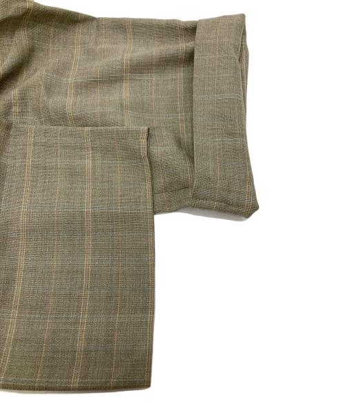 MAATEE&SONS（マーティーアンドサンズ）MAATEE&SONS (マーティーアンドサンズ) SET UP TROUSERS STRAIGHT LEGG/ストレートパンツ グレー×ブルー サイズ:3の古着・服飾アイテム