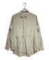 MAATEE&SONS（マーティーアンドサンズ）の古着「CHARLES SILK COTTON STRIPE/シルクコットンシャツ」｜グレー