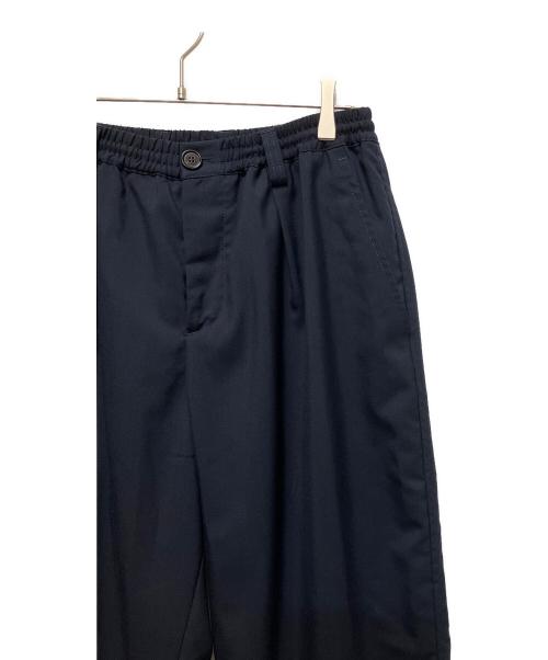 MARNI（マルニ）MARNI (マルニ) ウールトロピカルシャーリング1Pテーパードパンツ ネイビー サイズ:48の古着・服飾アイテム